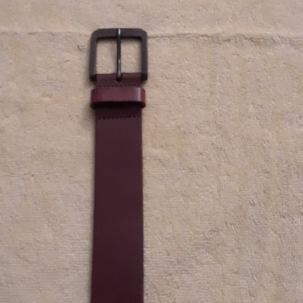 Hundred percent leather belt